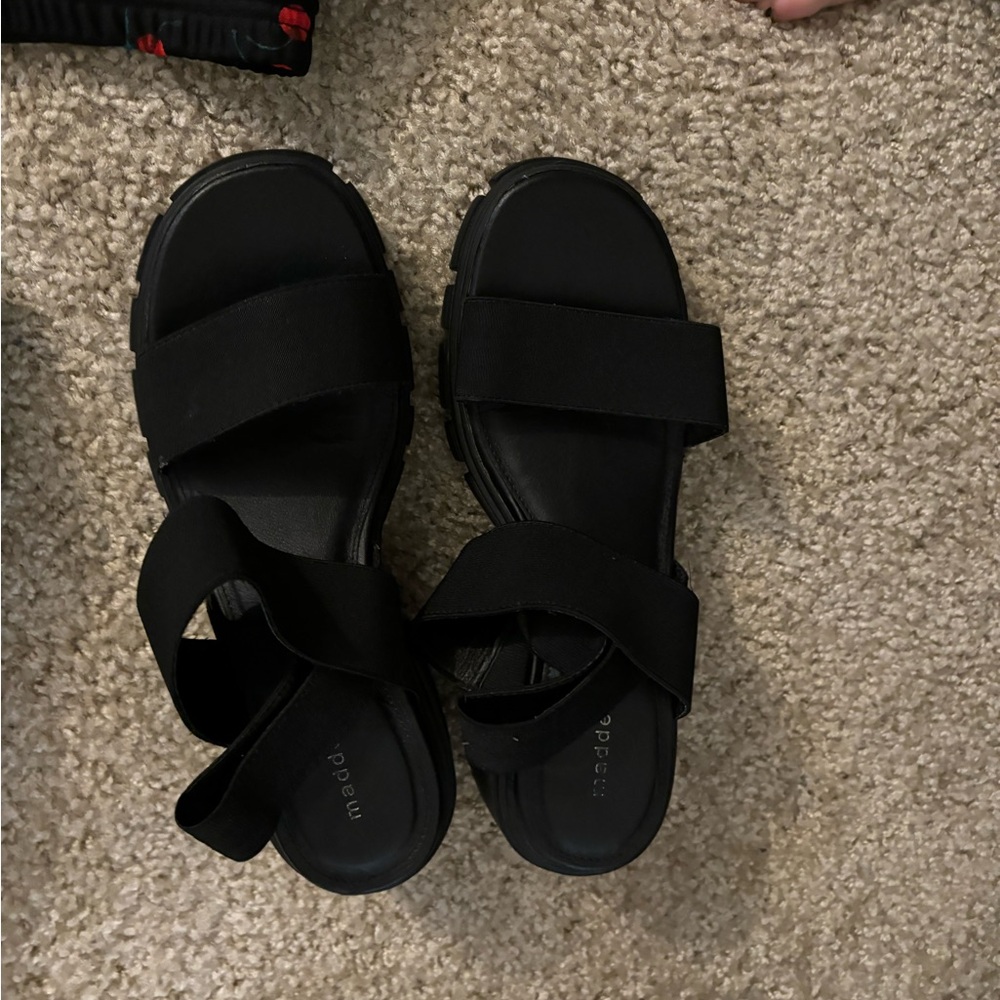 Black Strappy Sandals